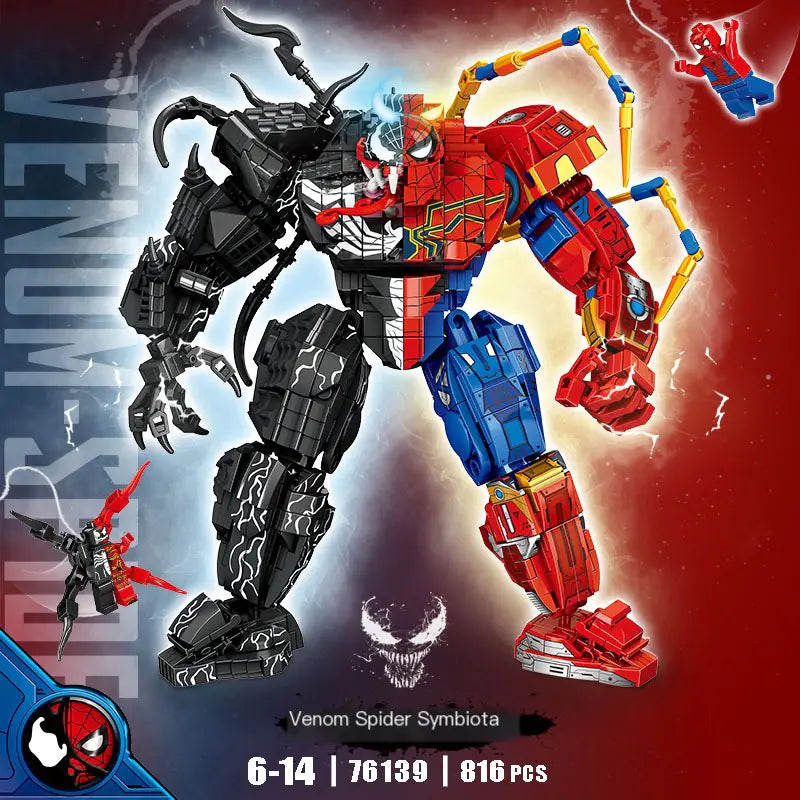Avengers Building Block Compatible with LEGO Spider Model