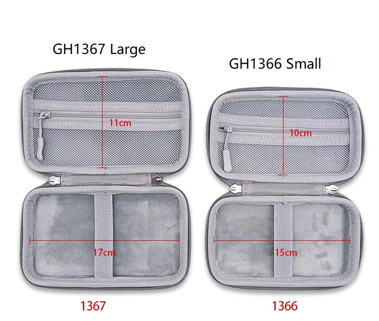 Hard Travel Electronic Organizer Case for Power Adapter Chargers Cables Power Bank USB Flash Disk SD Card Portable Accessories