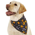 Aria Halloween Dog Bandana 19" Pumpkin & Bone Design Howl-O-Ween Pet Accessory