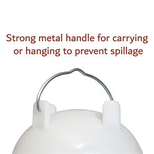 Harris Farms Plastic Poultry Waterer Drinker 5 Quart Twist-Lock Fountain