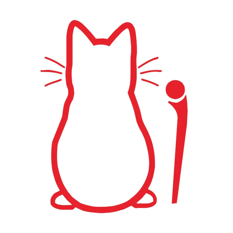 Cute Kitty Cat Car Windshield Wiper Vinyl Art Sticker Decor Lovely Animal Dog Mural Art Decal For Car Window Laptop Decoration