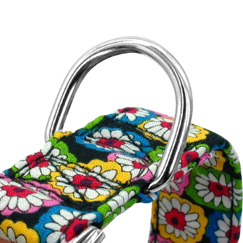 Personalized Dog Accessories Collar Nylon Printed Pet Puppy Collar Dog ID Collars Free Engraved ID for Small Medium Large Dogs