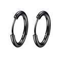 1 Pair Women/Man Stainless Steel Small Hoops Earring Piercing Ear Cartilage Tragus Simple Thin Circle Anti-allergic Ear Buckle