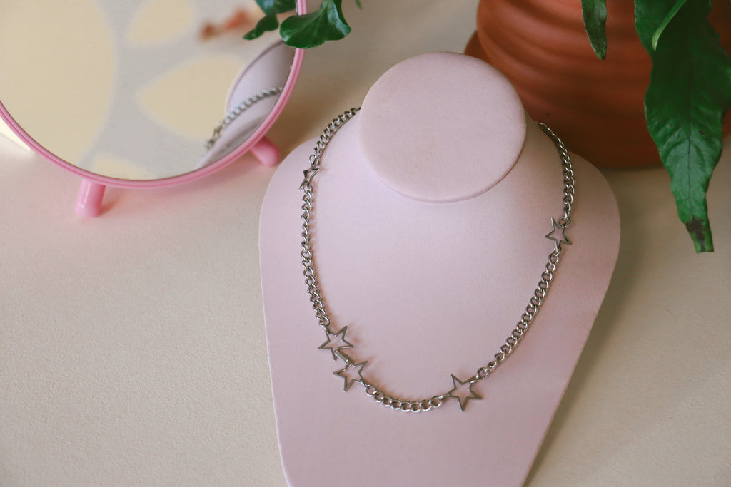 Shoot for The Stars-Titanium Necklace
