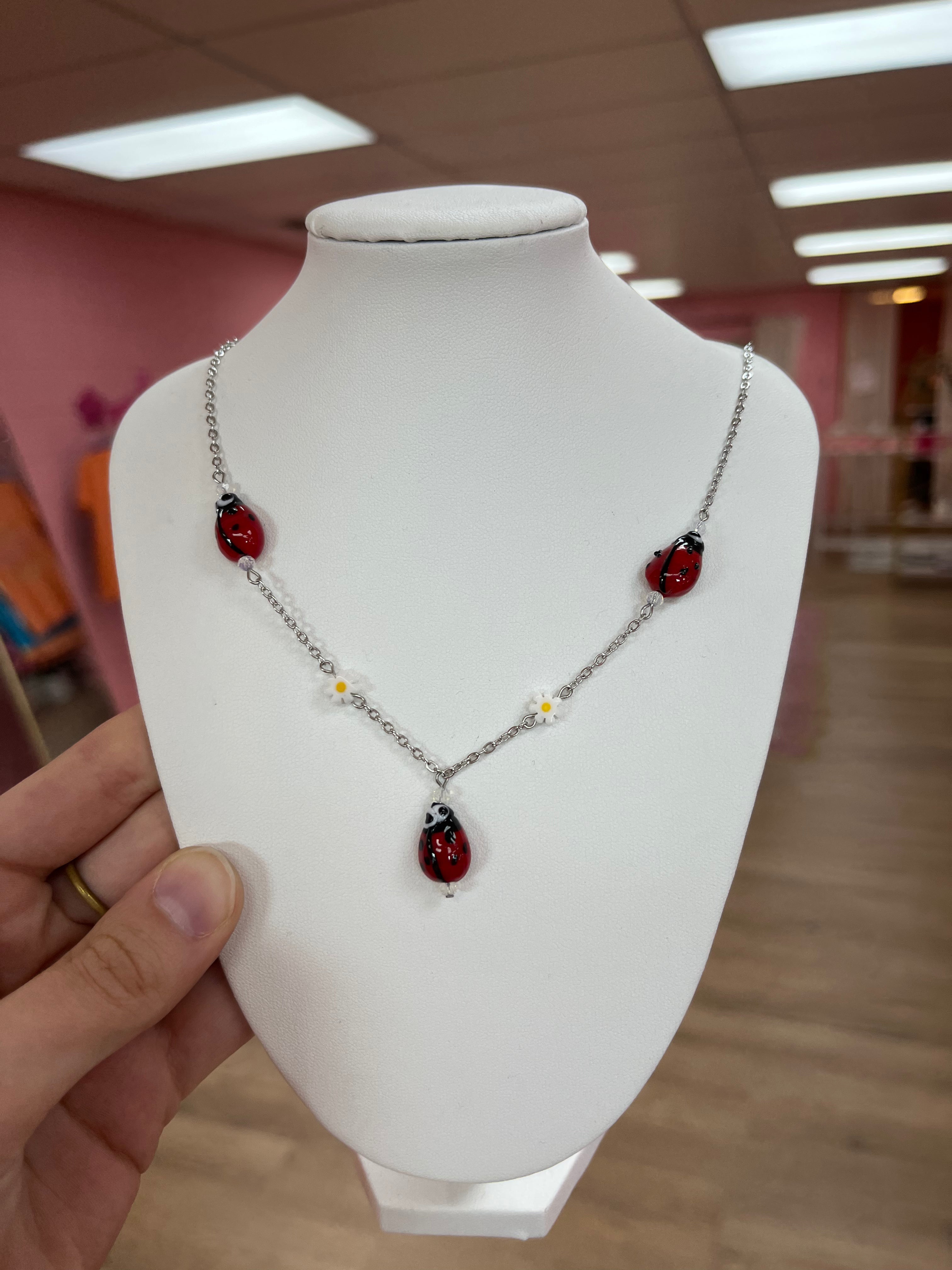 Glass Beaded Cutie Necklace