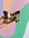 Colorful Butterfly Hair Claw