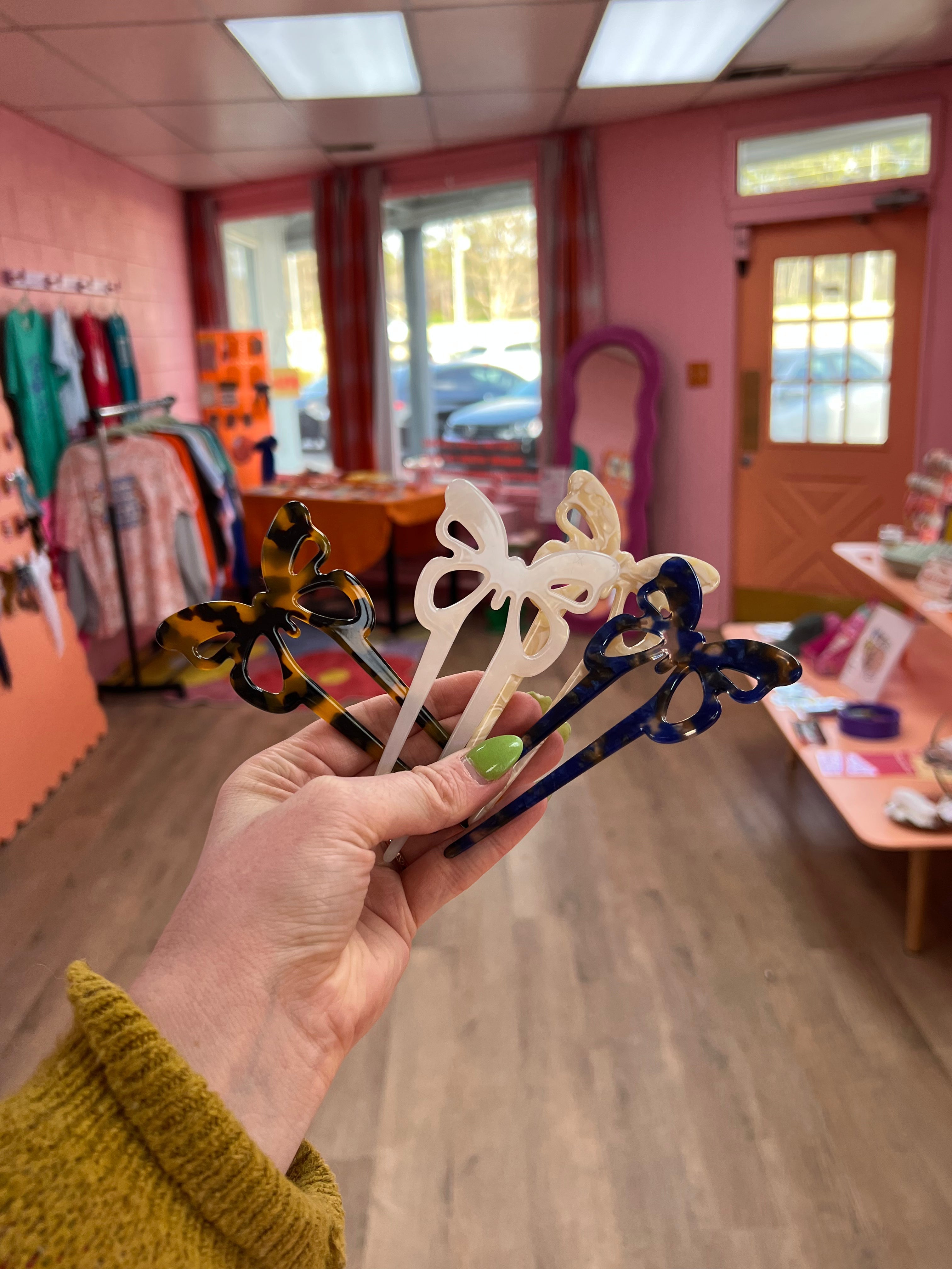 Butterfly Hair Pins