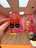 Orange and Black Cat Energy - Dangles