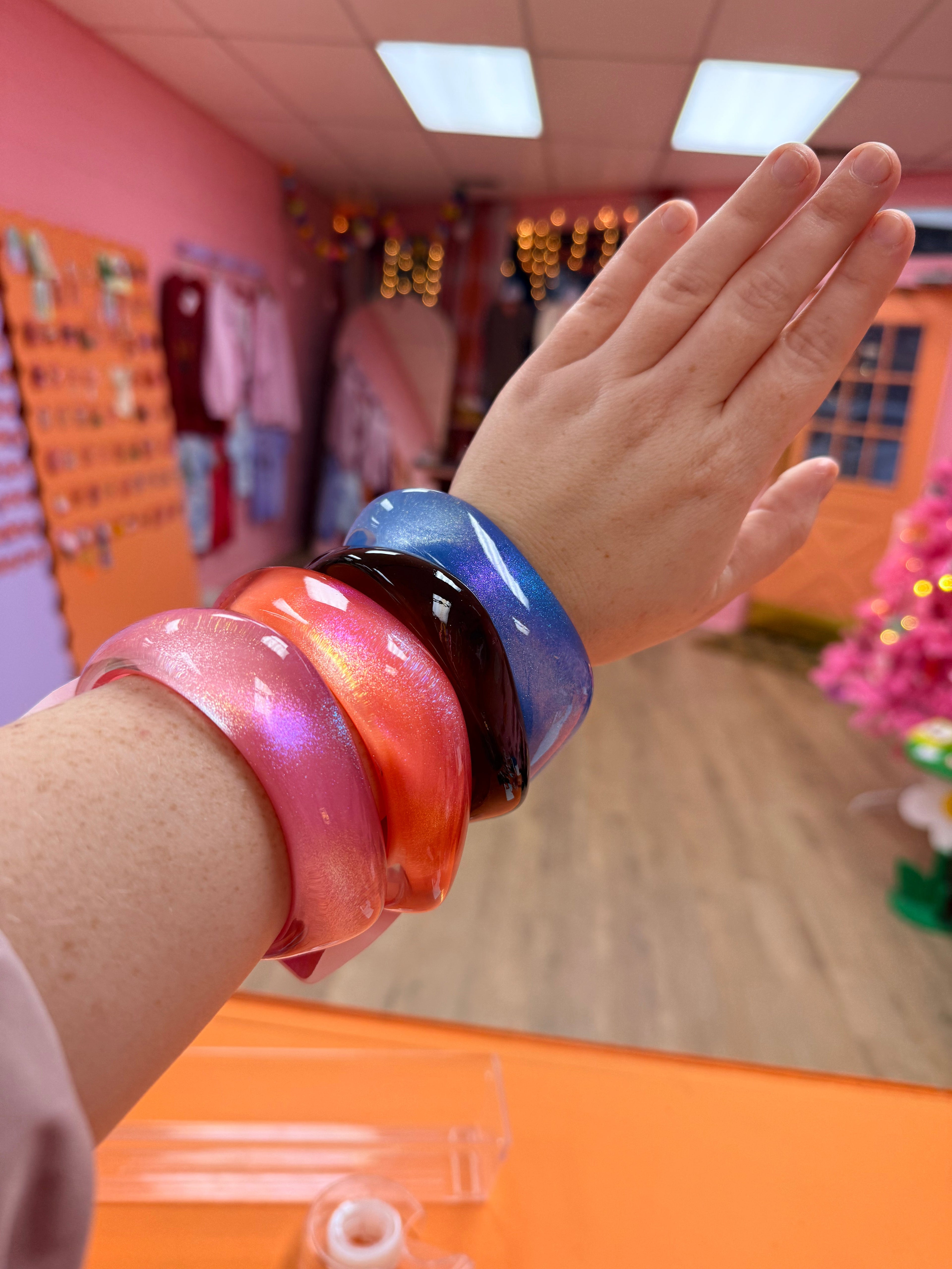 Colorful Statement Bangles