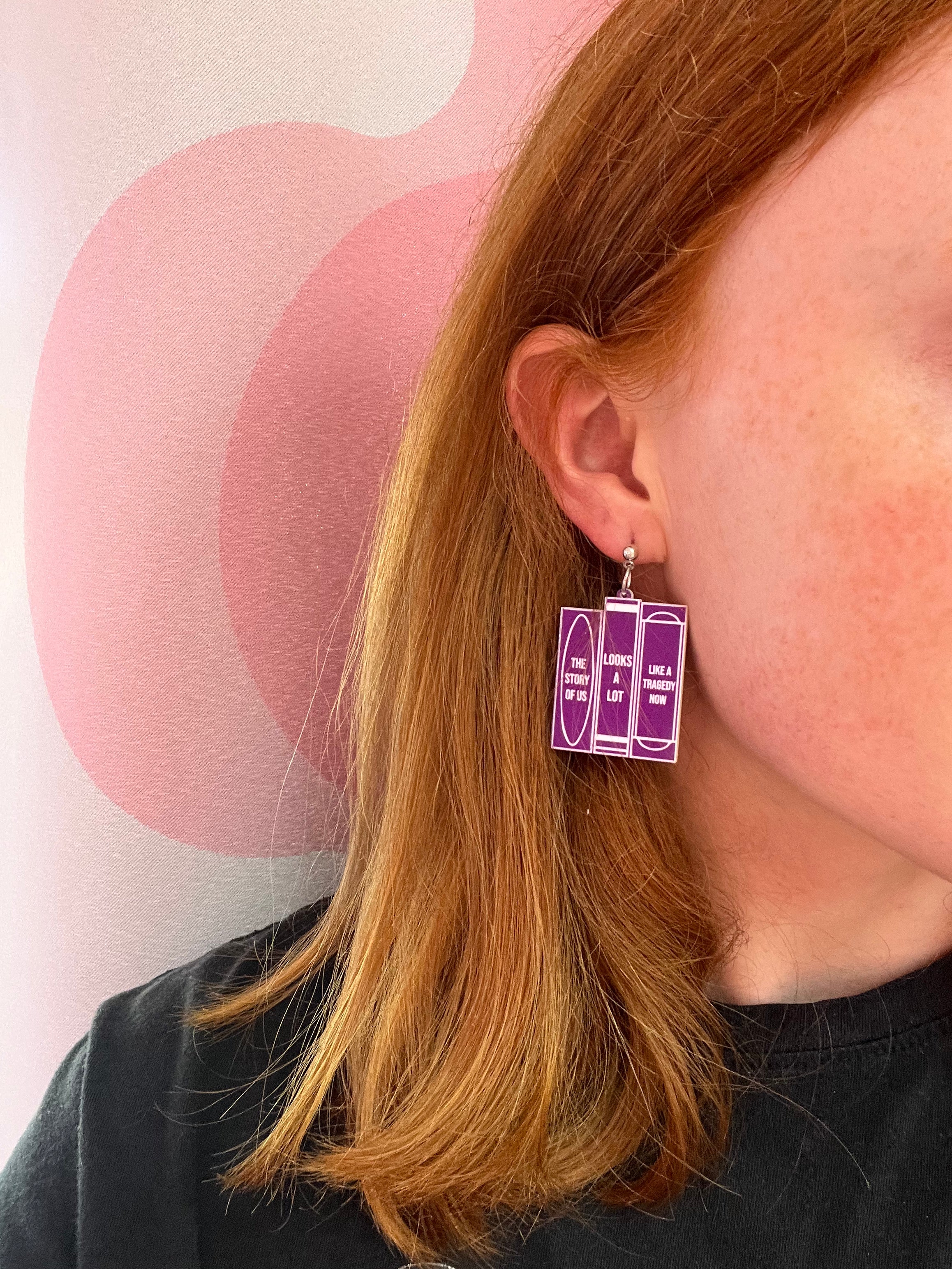 “The Story of Us Looks a Lot Like a Tragedy Now” Taylor Swift Earrings