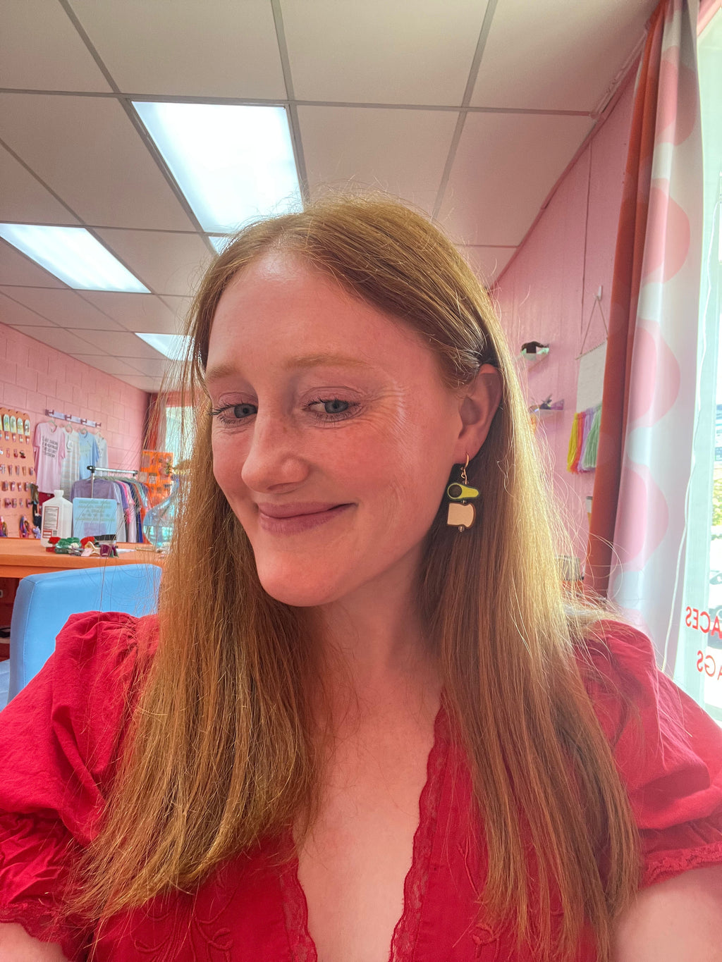Avocado Toast Beaded Earrings