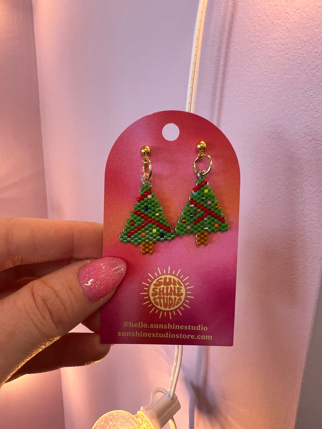 Holiday Beaded Earrings