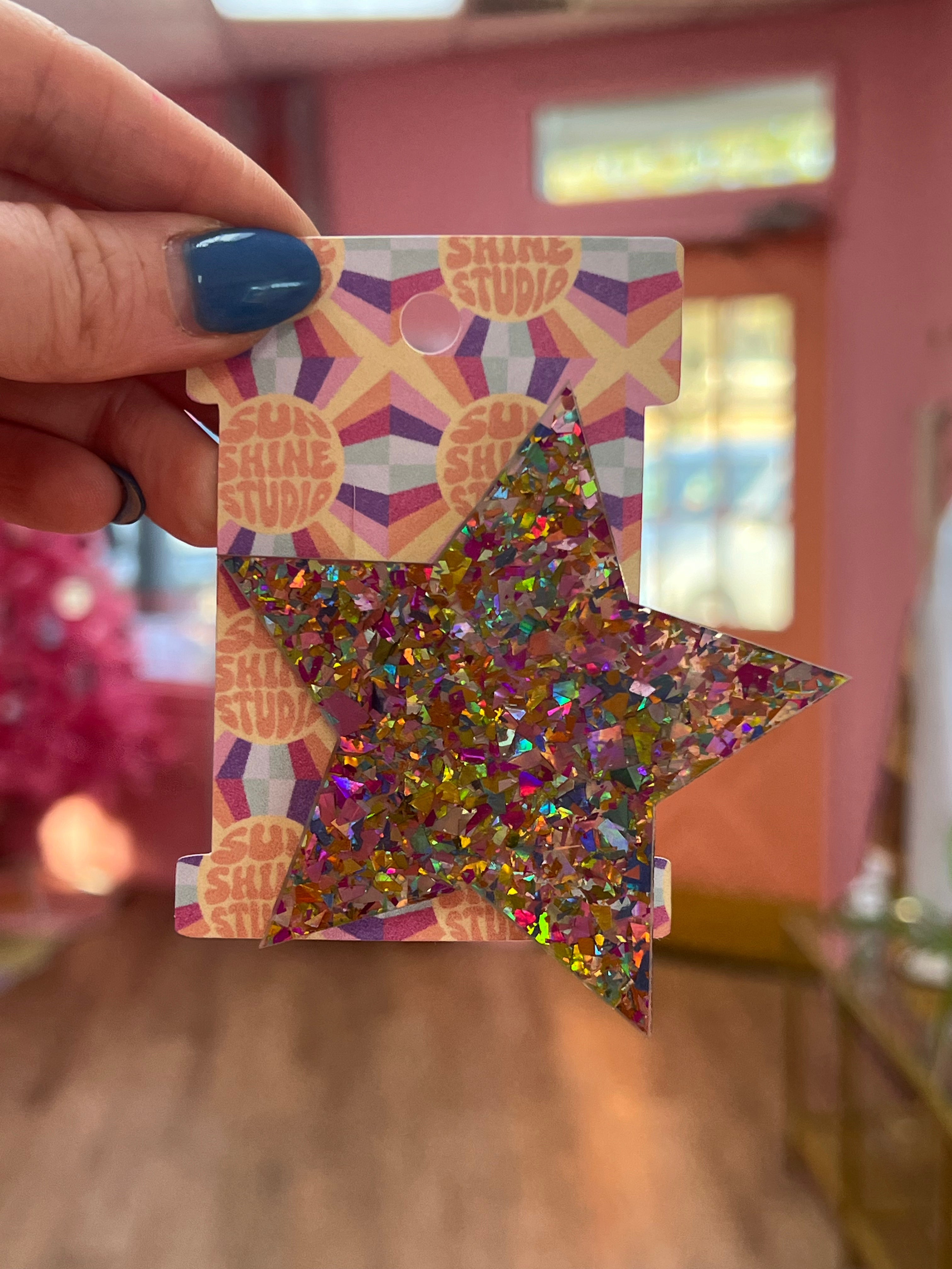 Large Star Barrettes