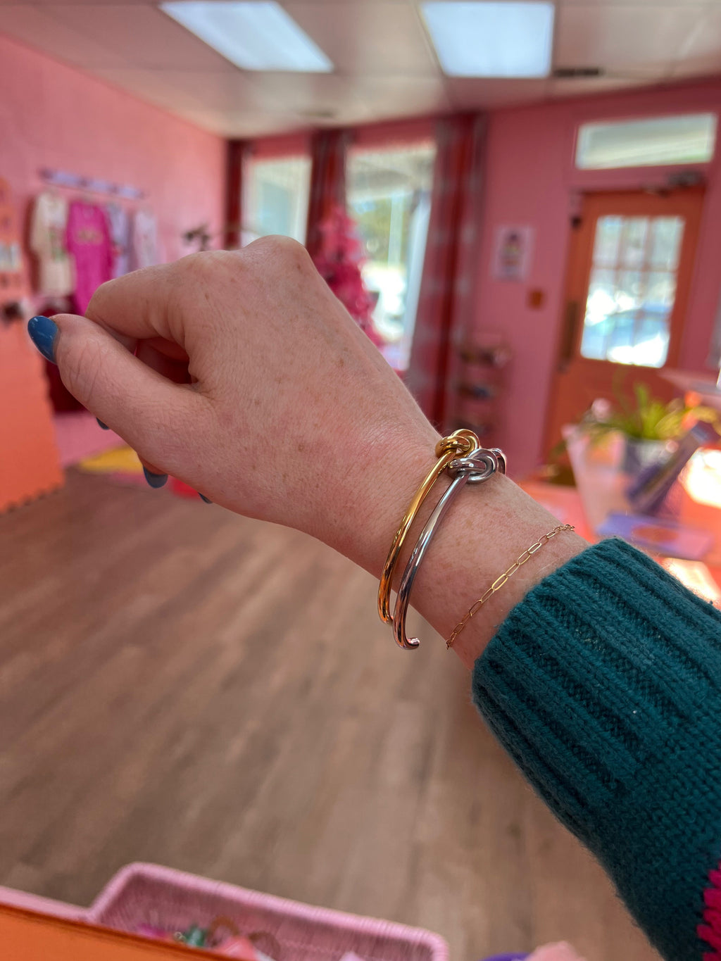 Titanium Knotted Bracelet