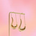 Stainless Steel Scoop Hoops