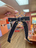 Denim Hair Bow