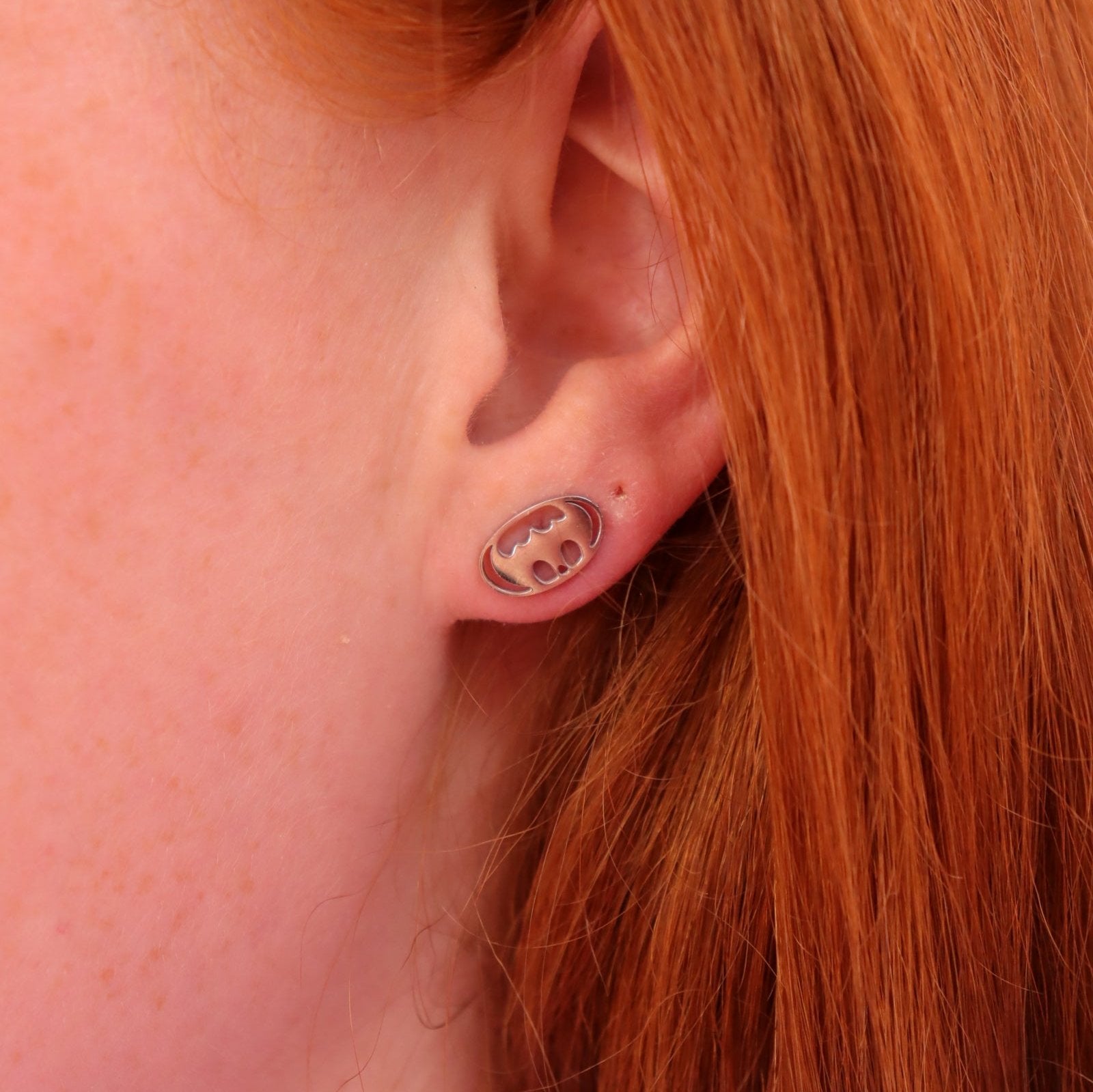 Tiny Batman Stainless Steel Studs