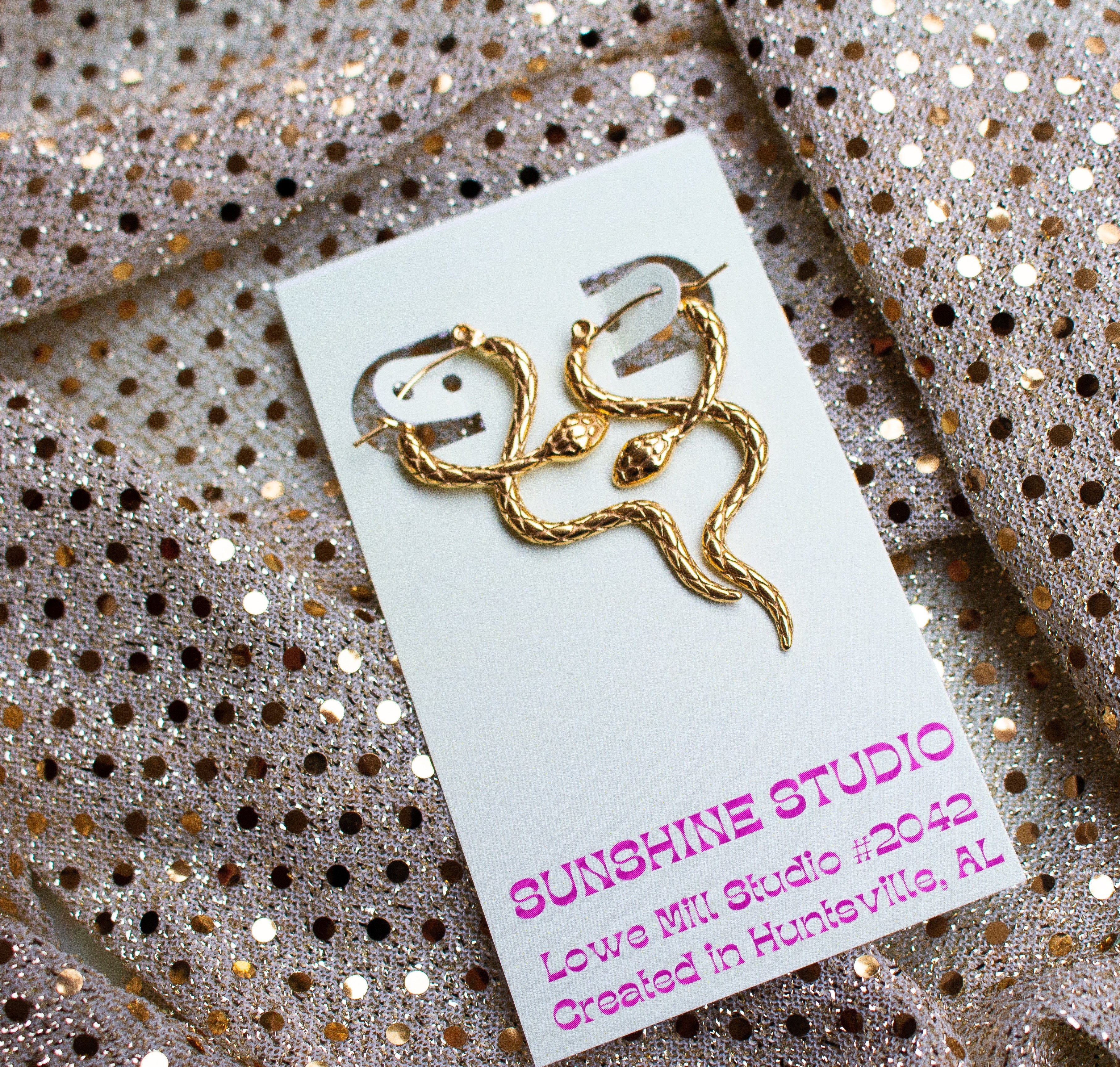 Look What You Made Me Do Snake Earrings
