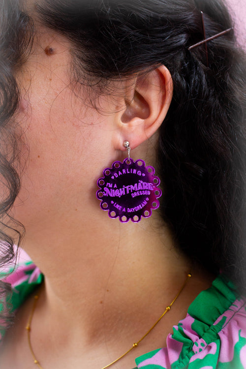 "Nightmare Dressed Like a Daydream" Taylor Swift Earrings