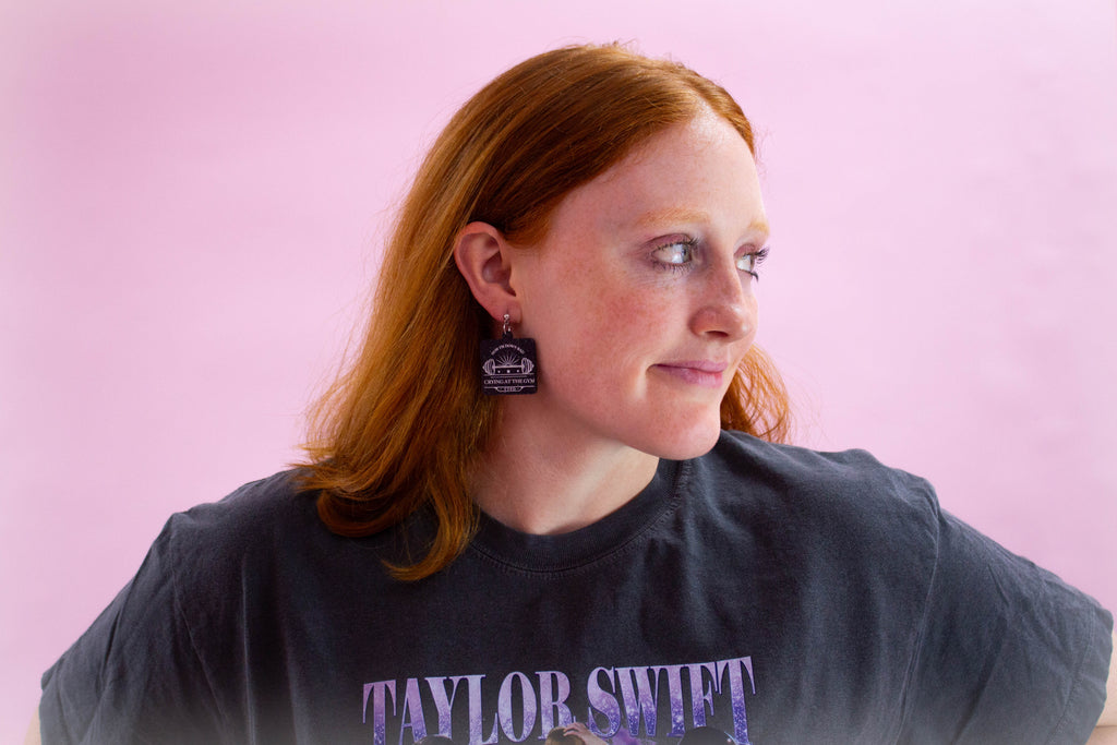 "Down Bad Crying at the Gym" Taylor Swift Earrings
