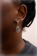 Fighting Dragons With You - Titanium Charm Earrings