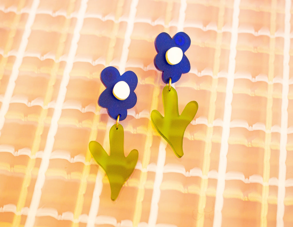 Wild Flower Dangle Earrings