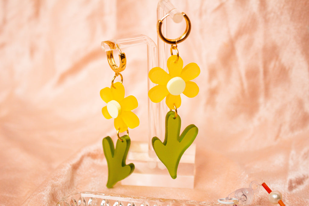 Wild Flower Dangle Earrings