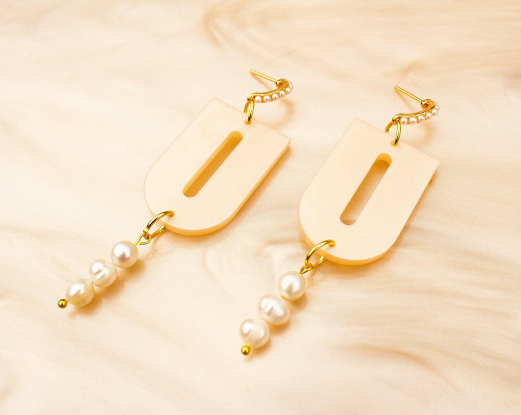 Pearl Statement Earrings