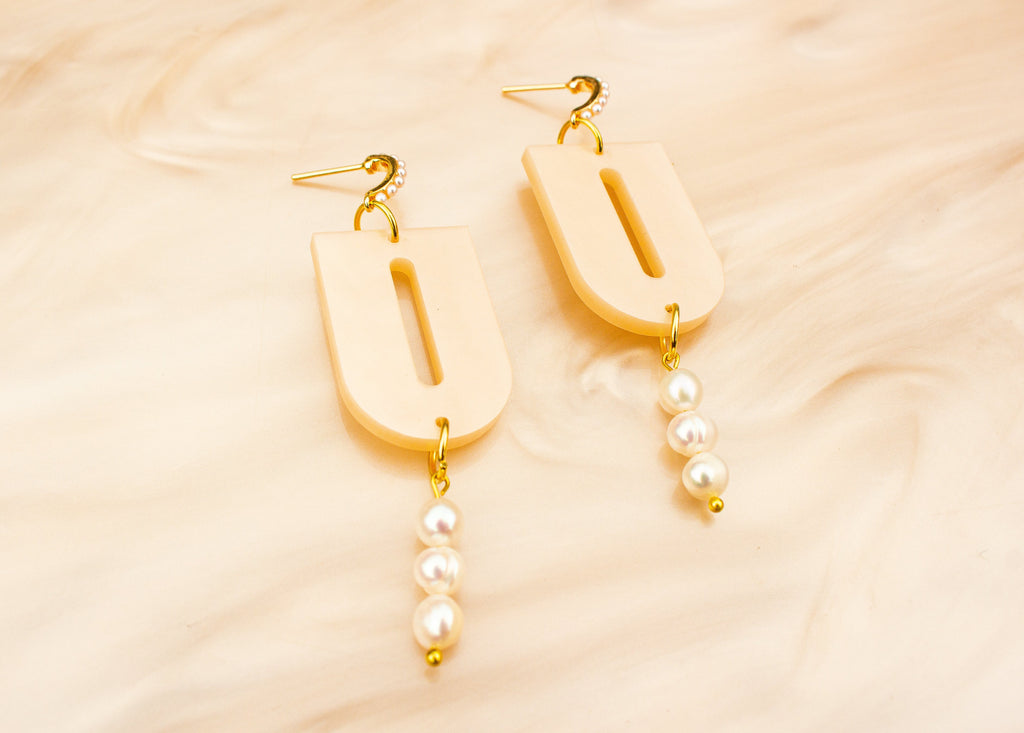 Pearl Statement Earrings