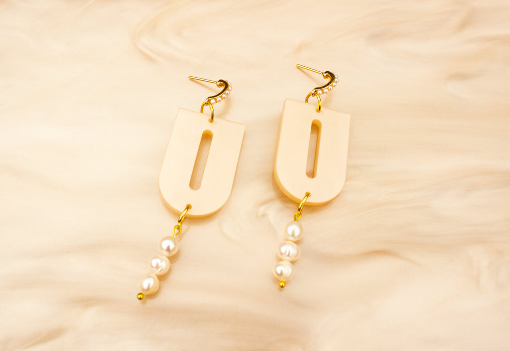 Pearl Statement Earrings