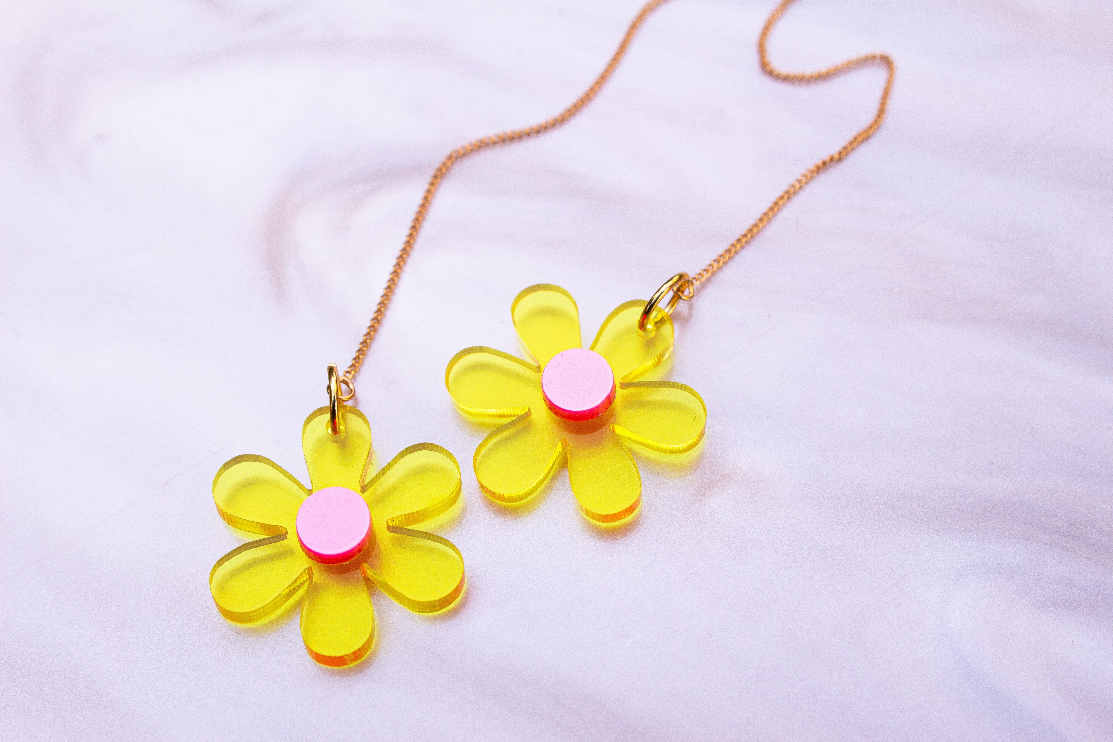 Floral Threader Earrings