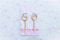 Titanium Snake Dangle Chain Earrings