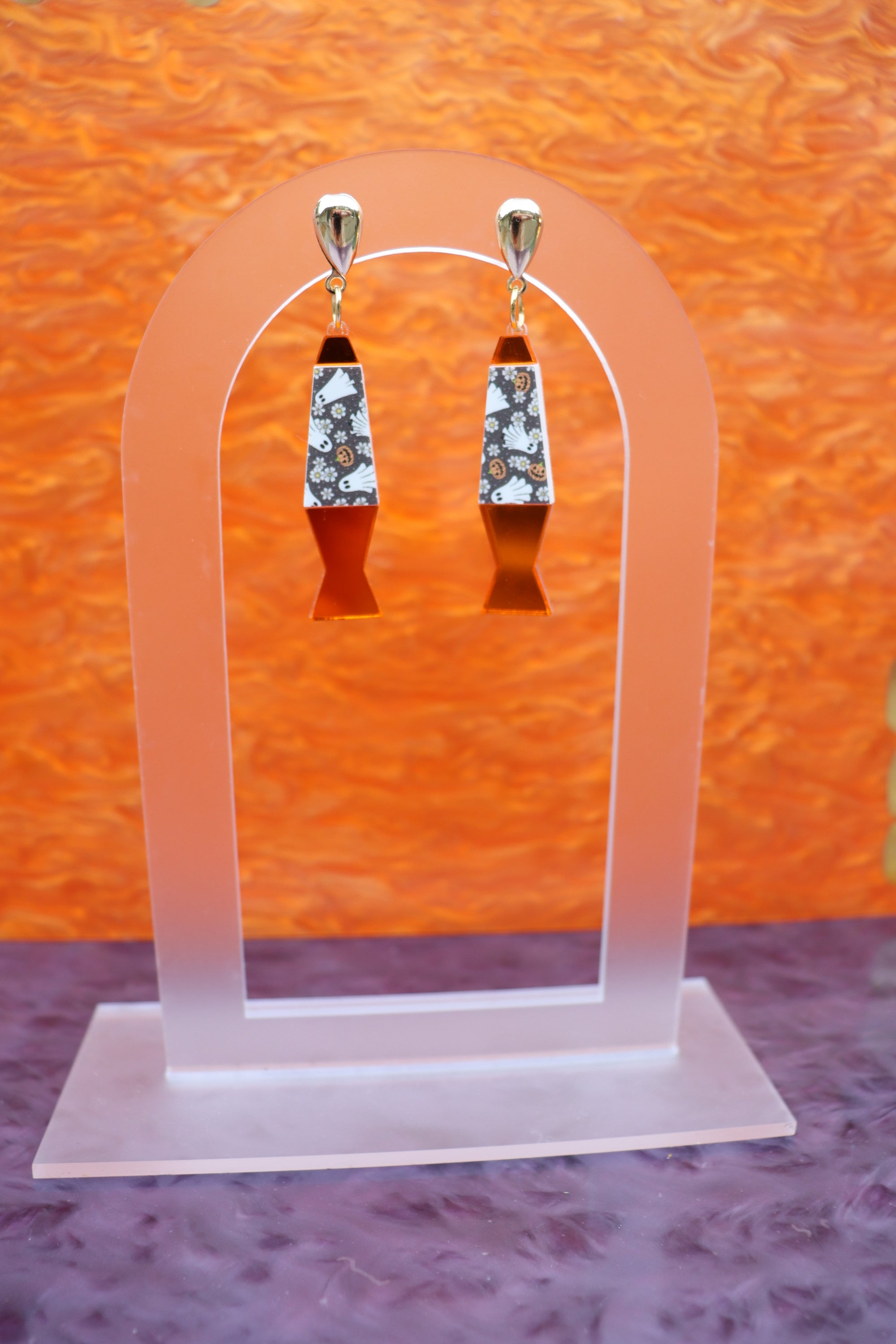 Lava Lamp Earrings