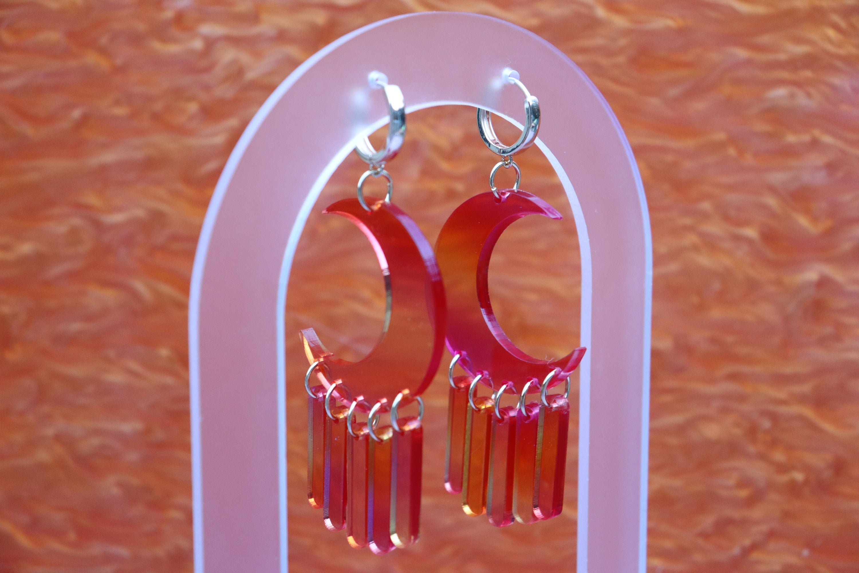 Blood Moon Earrings