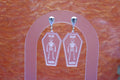 "Dead Inside" Tombstone Earrings