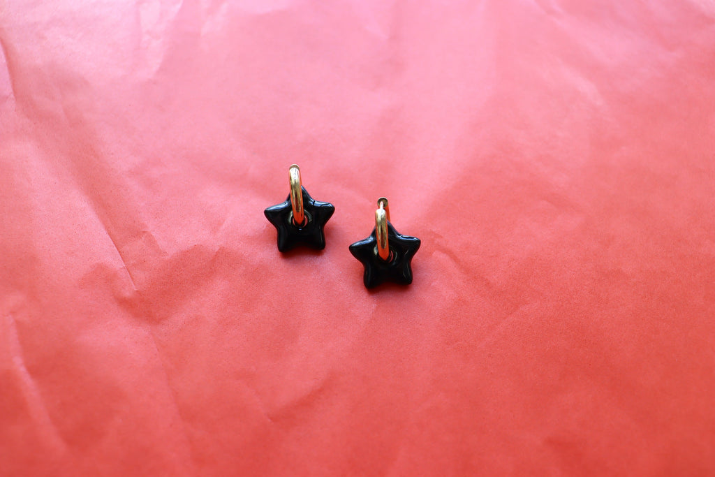 "Howl You Doing?" Titanium Hoop Earring