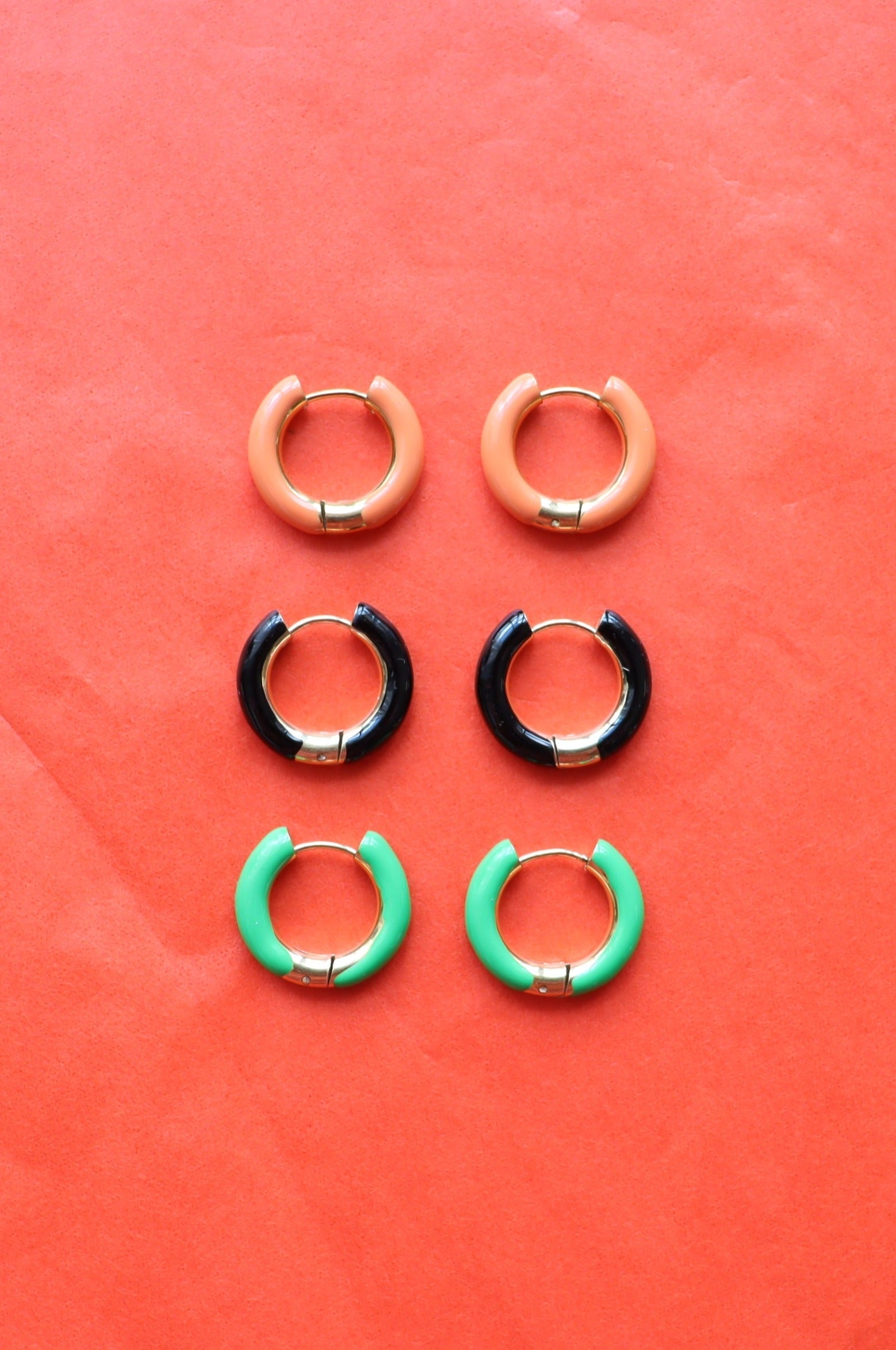 "I'm an Autumn" Titanium Hoop Earrings