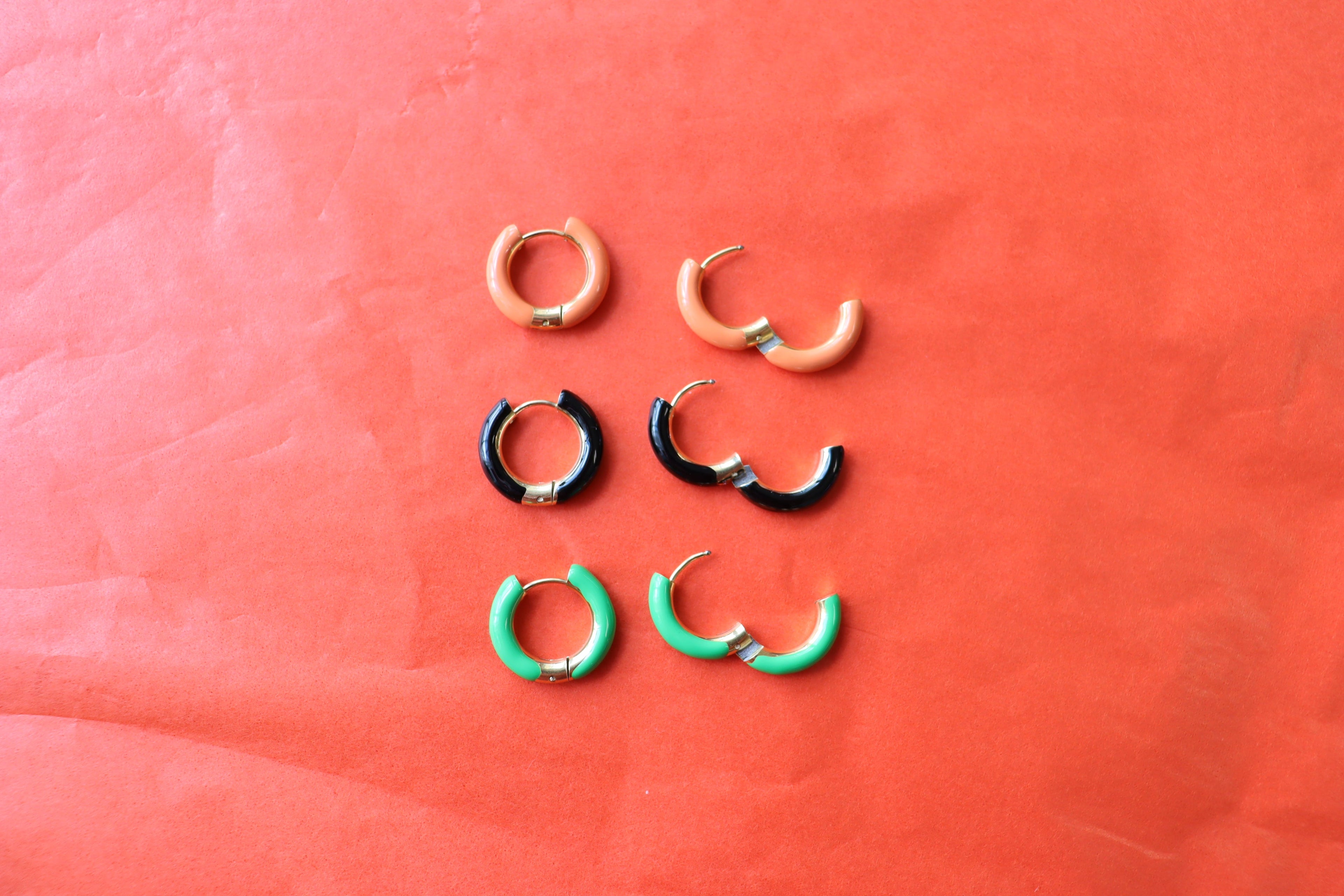 "I'm an Autumn" Titanium Hoop Earrings