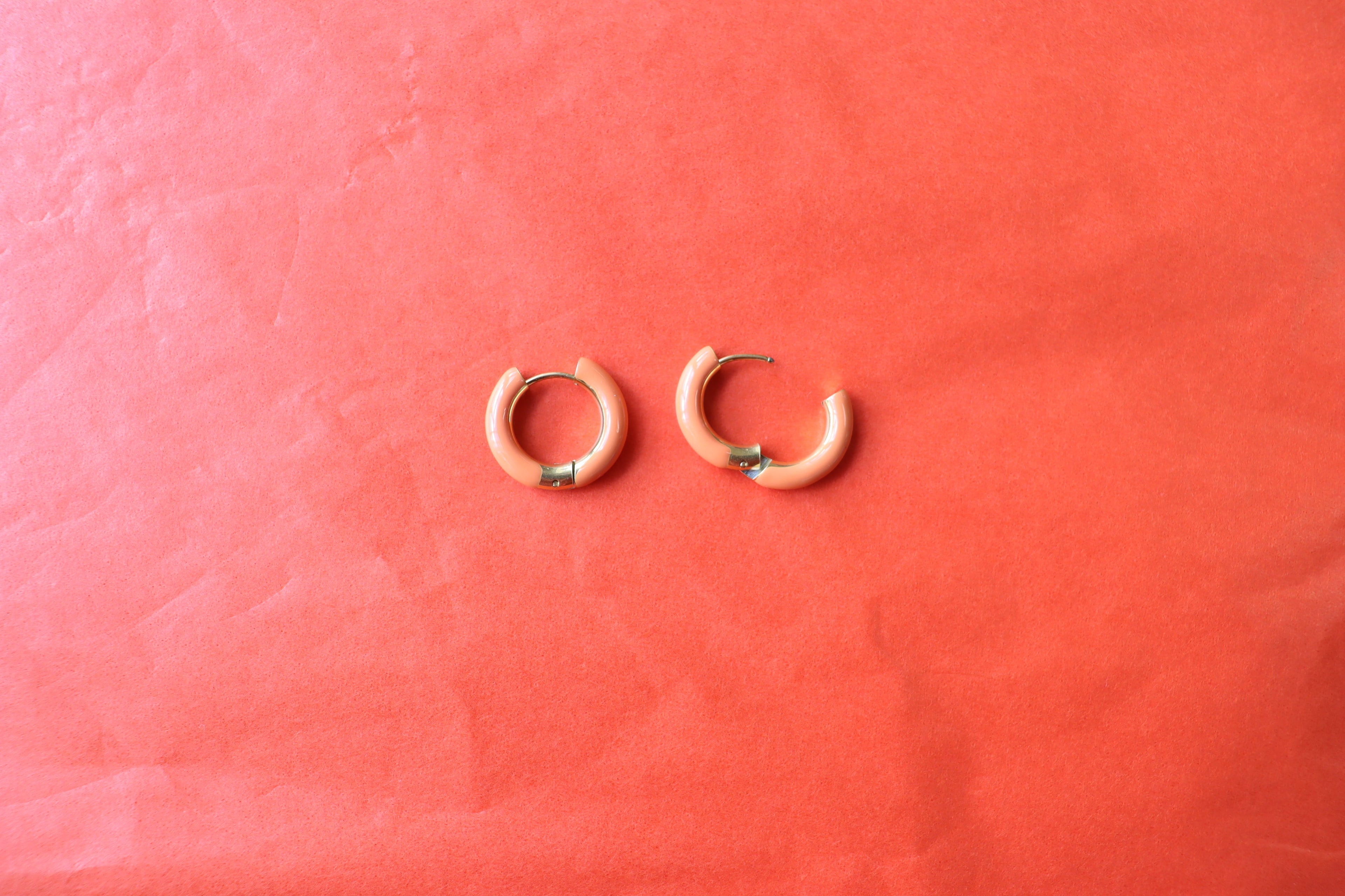 "I'm an Autumn" Titanium Hoop Earrings