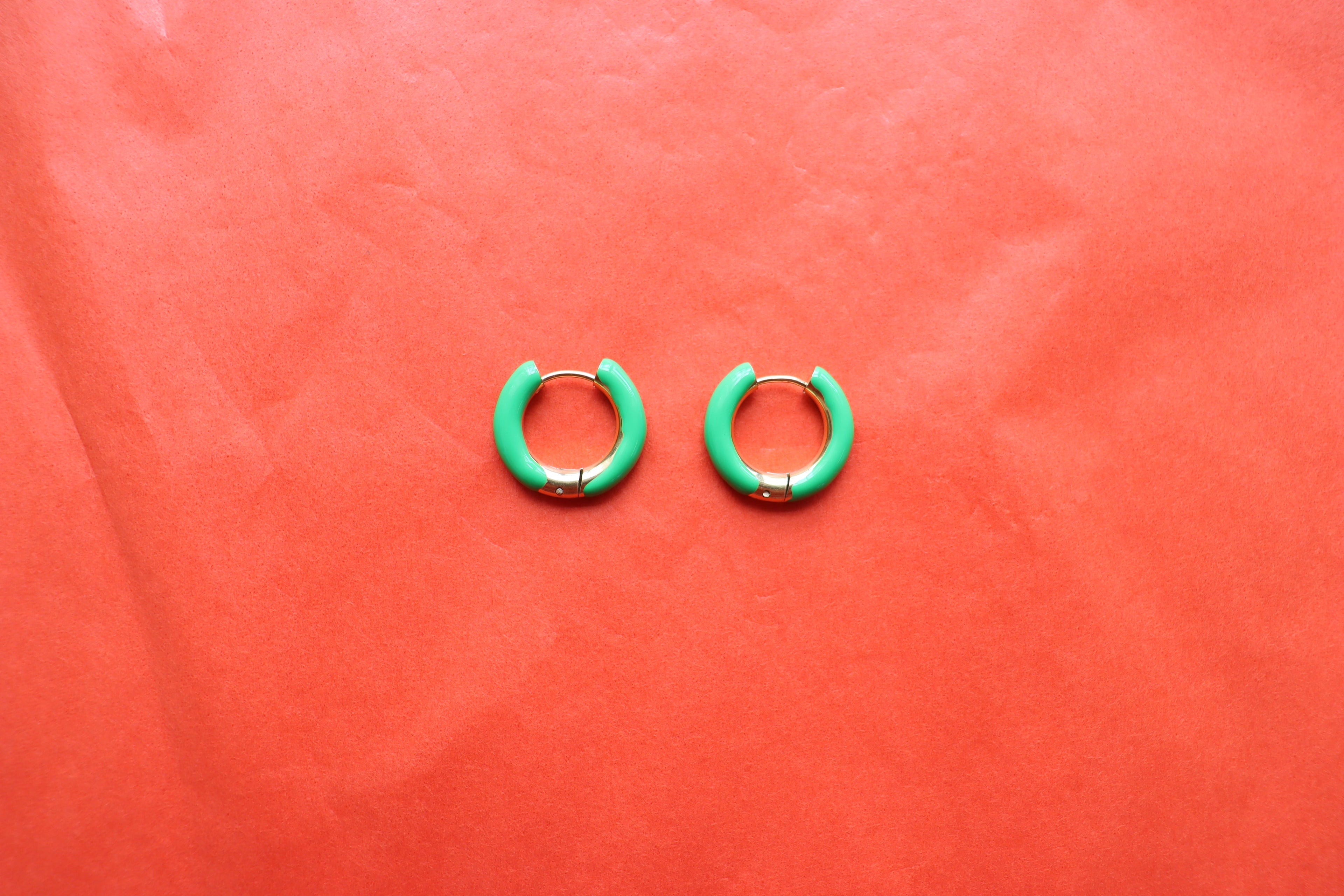 "I'm an Autumn" Titanium Hoop Earrings