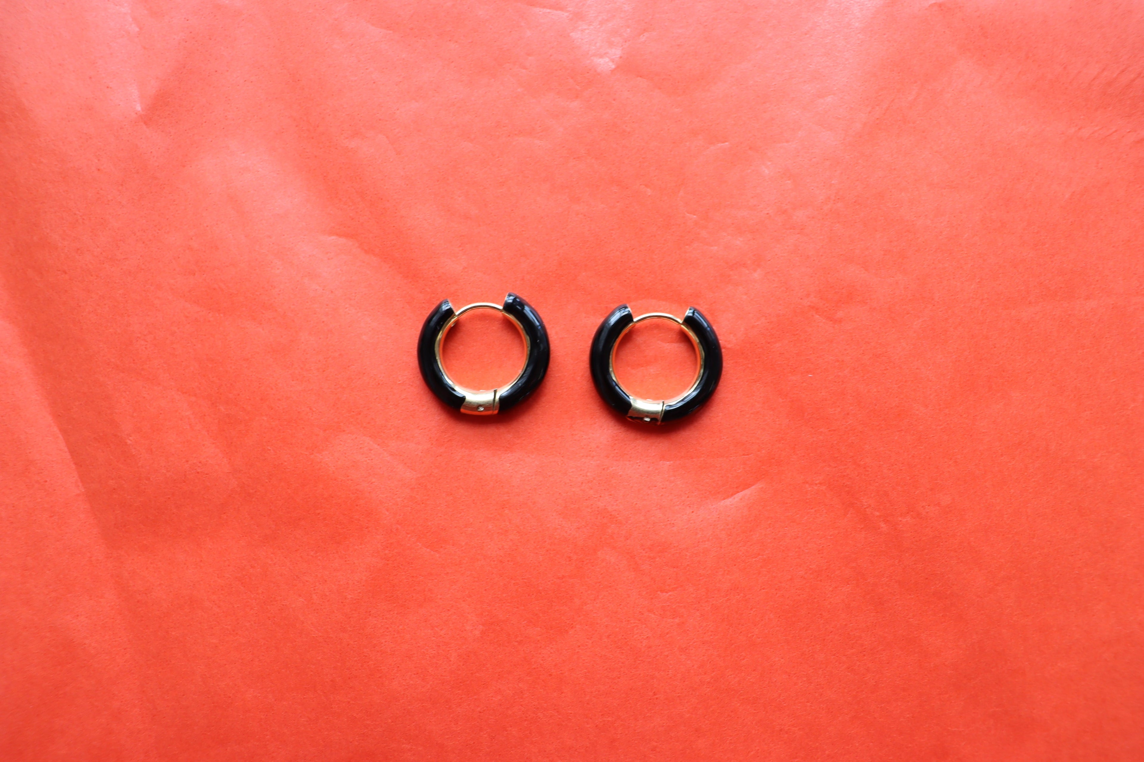 "I'm an Autumn" Titanium Hoop Earrings