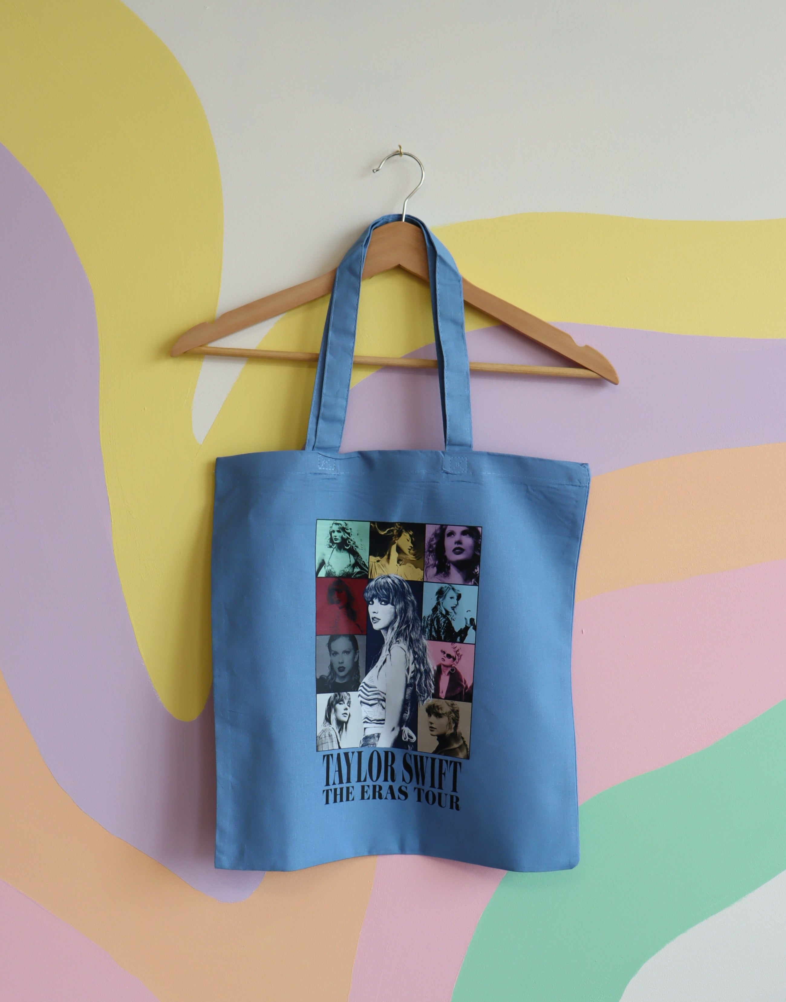 Colorful Graphic Print Tote bags