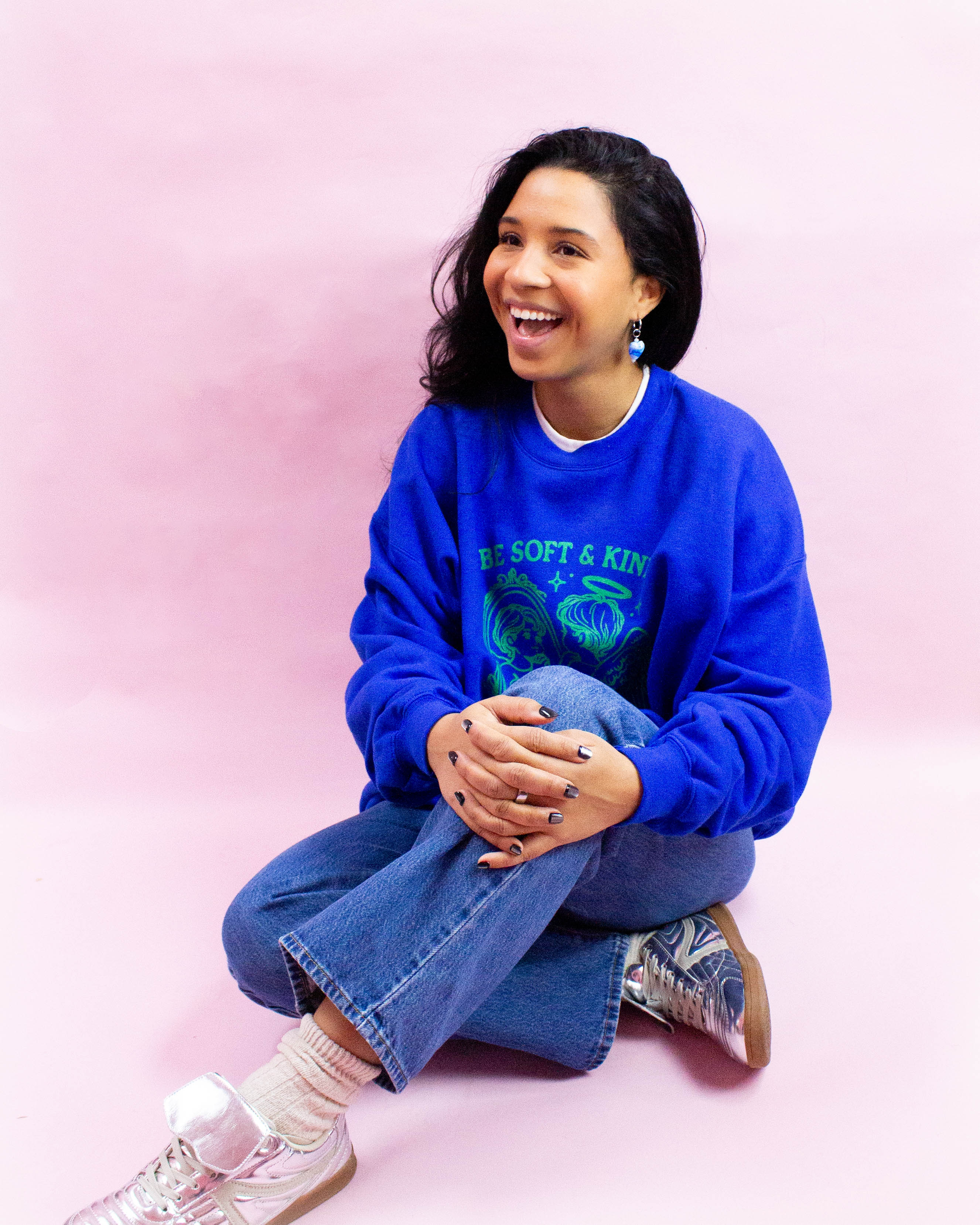 “Be Soft and Kind But Take No Shit” Screen-Printed Shirts & Crewnecks