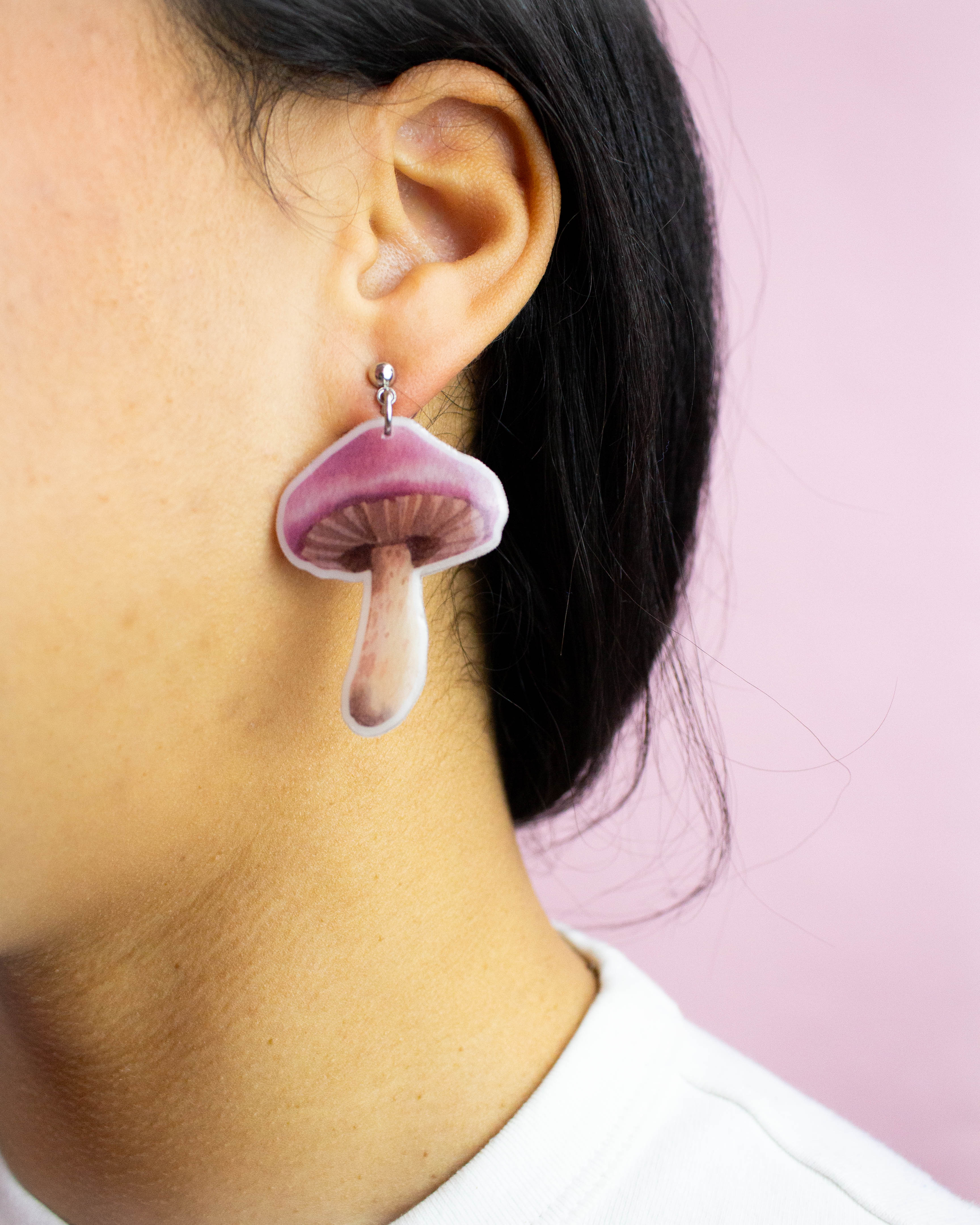 Garden Mushroom Earrings