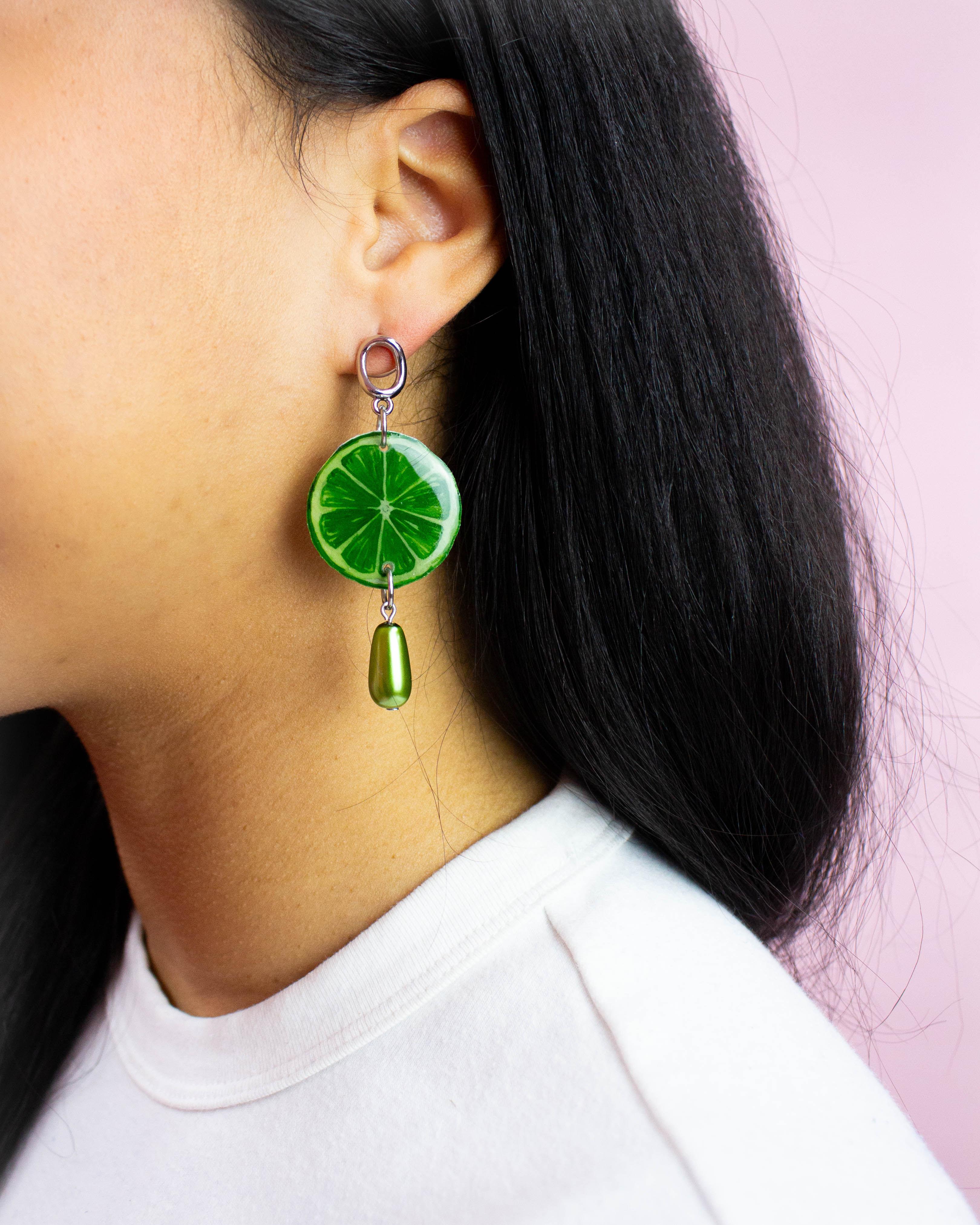 Lime Drop Earrings