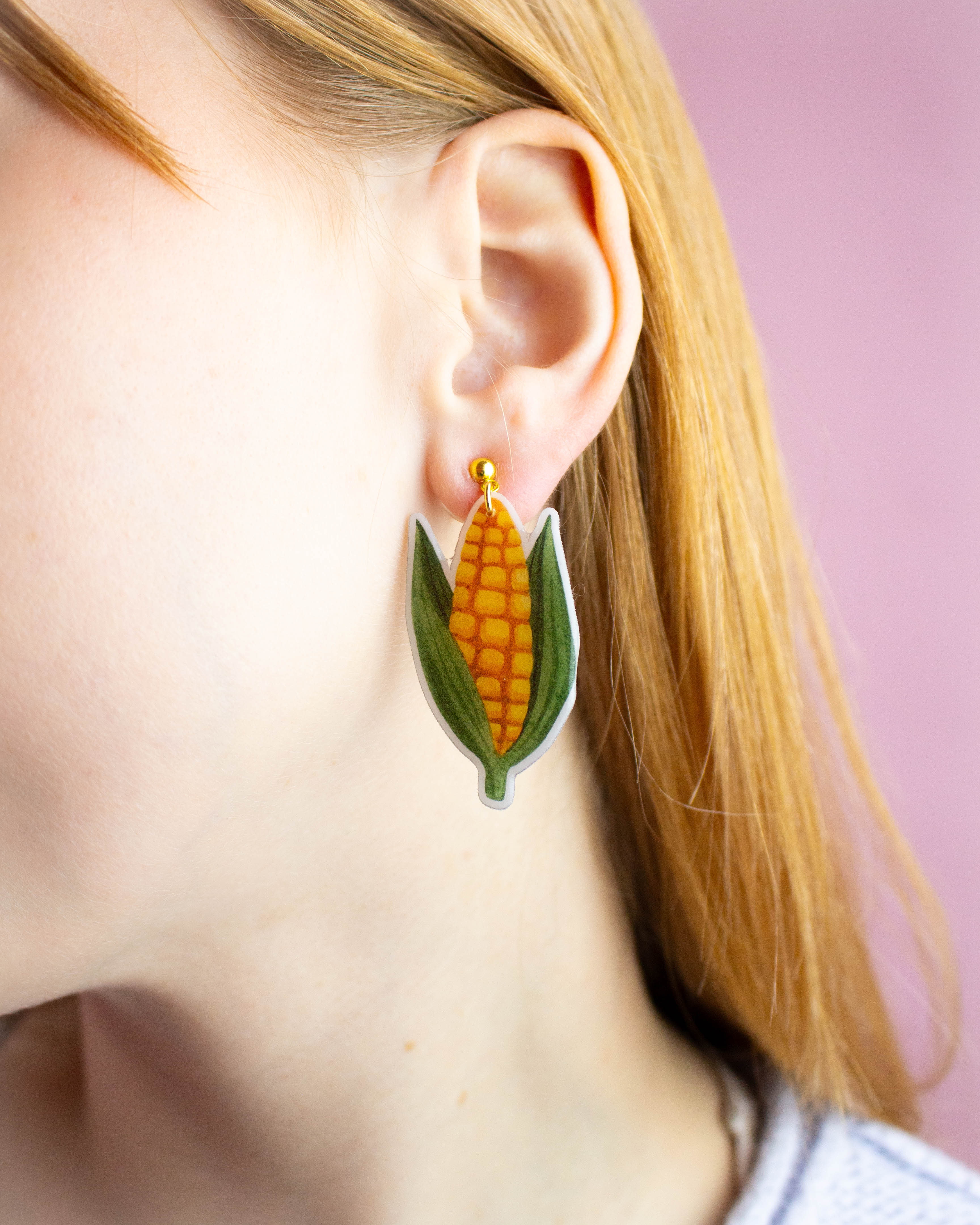 Corn-y Earrings