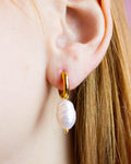 Freshwater Pearl Charm Earrings