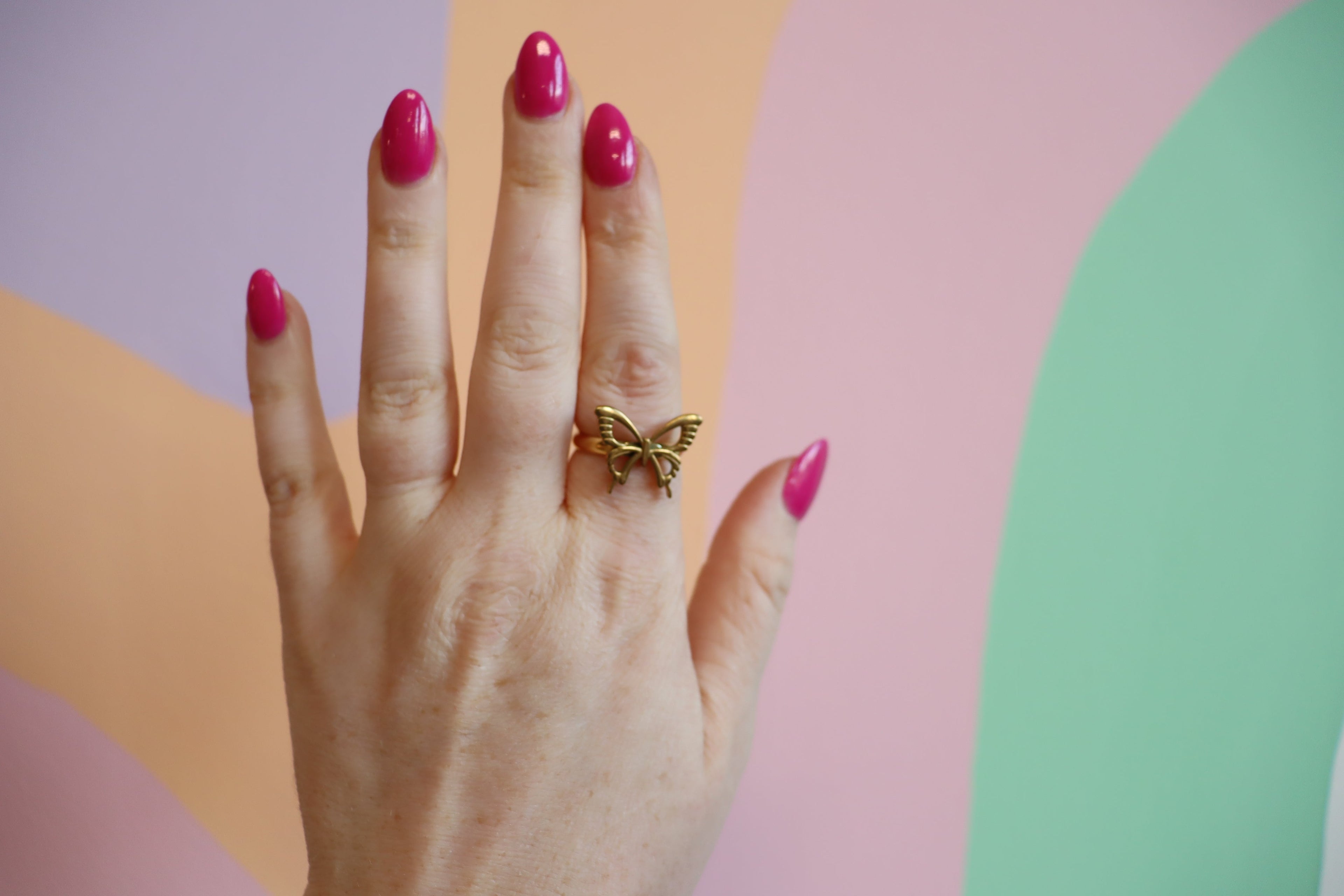 Butterfly Titanium Ring
