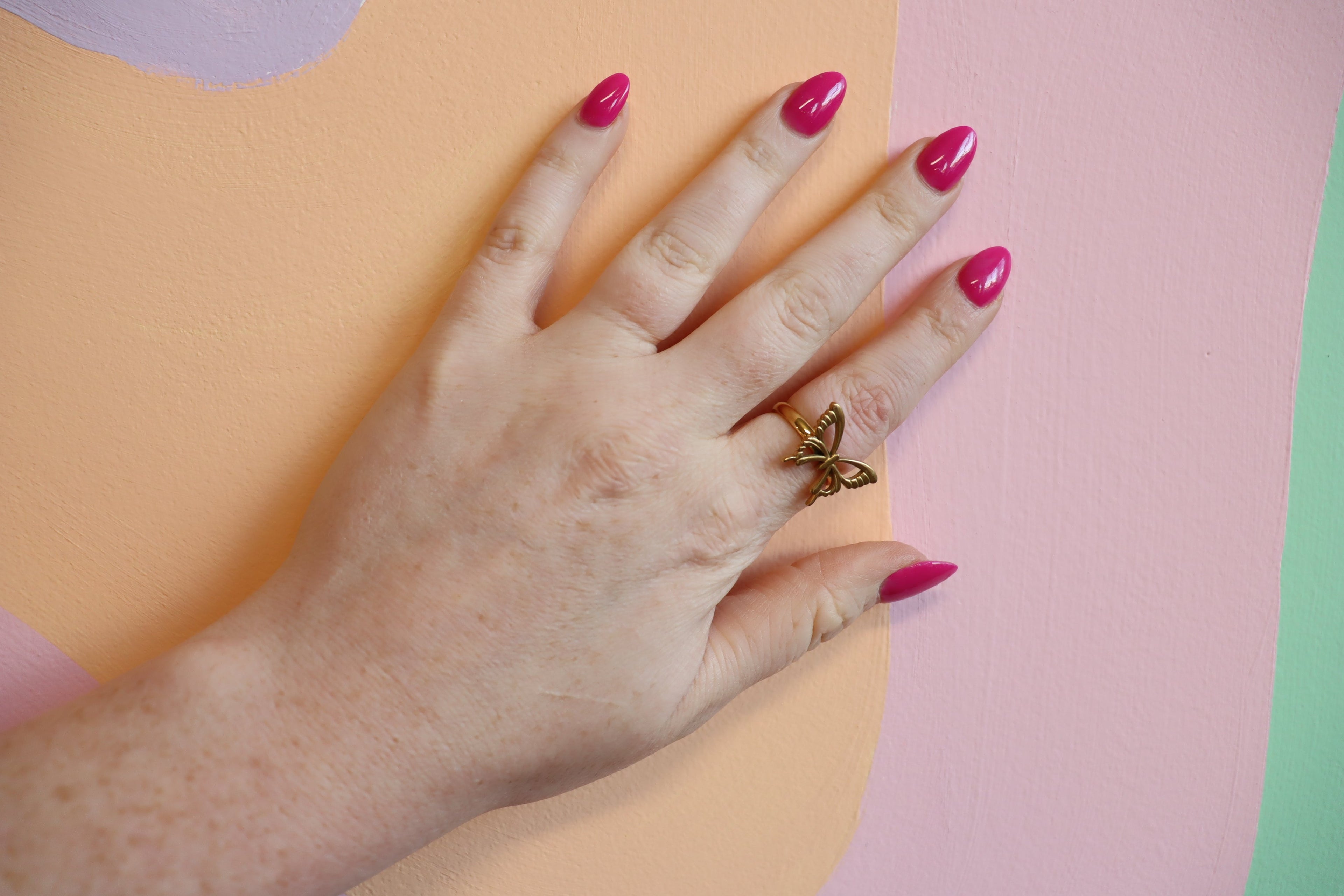 Butterfly Titanium Ring