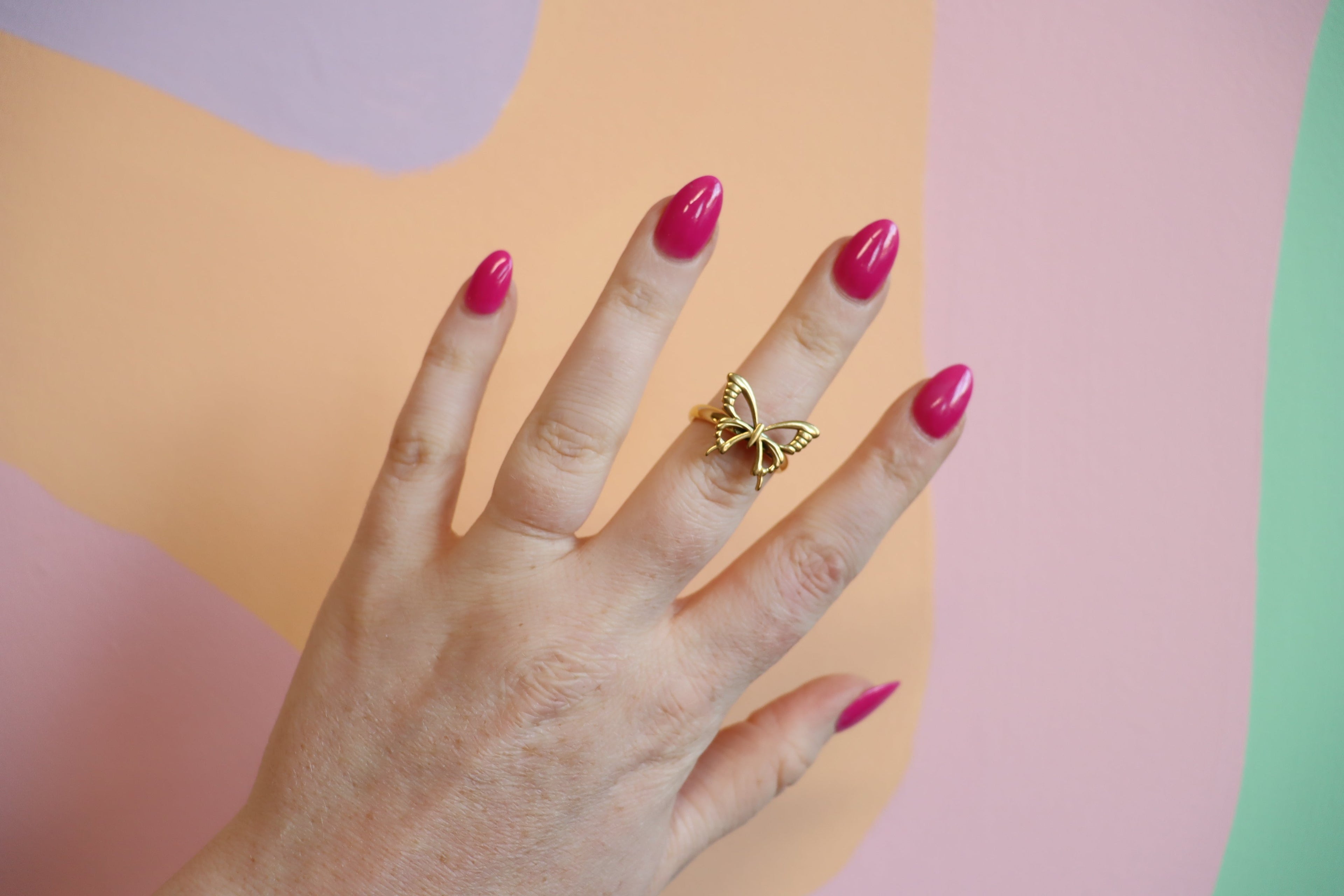 Butterfly Titanium Ring